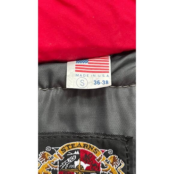 Vintage Stearns Flotation PFD III Red Full Zip Coat Jacket Adult Sz S USA Hood - Picture 7 of 11